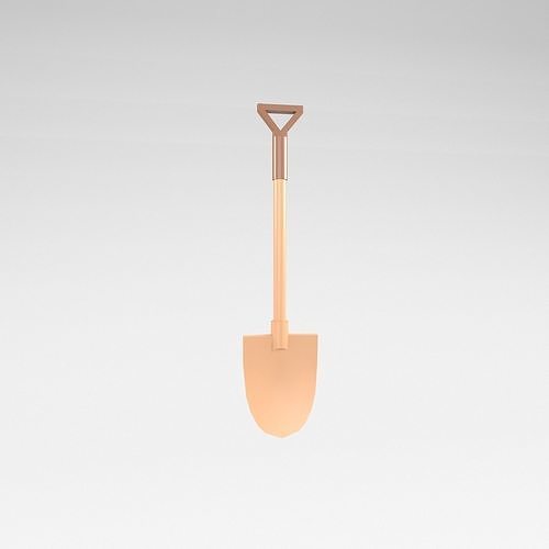 Shovel v1 002 Low-poly 3D model