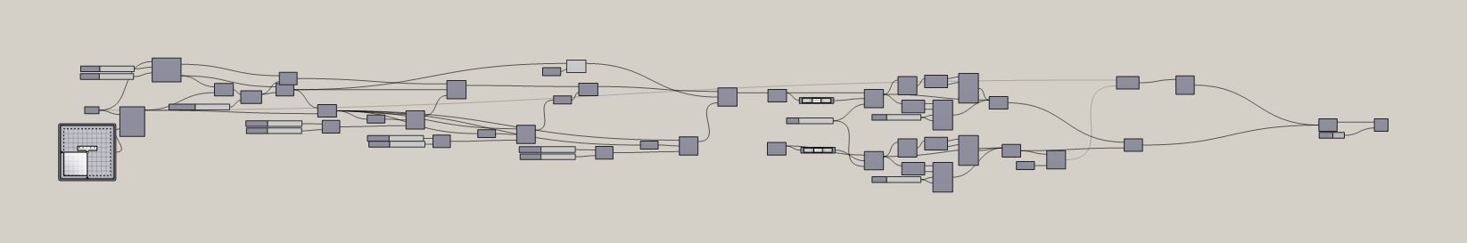 Algorithm of grasshopper hexagonal pattern on a surface 3D model_7