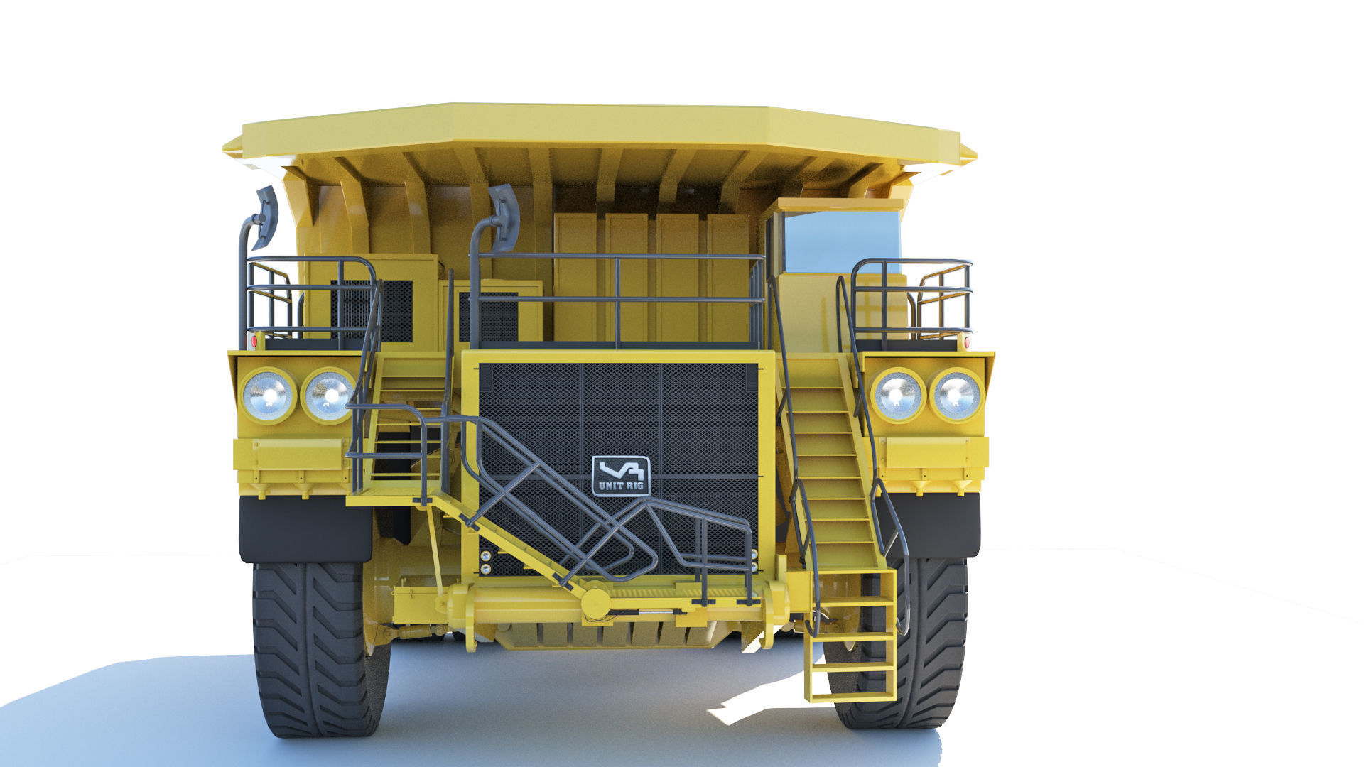 Mining Dump Truck 3D model 3D model_5