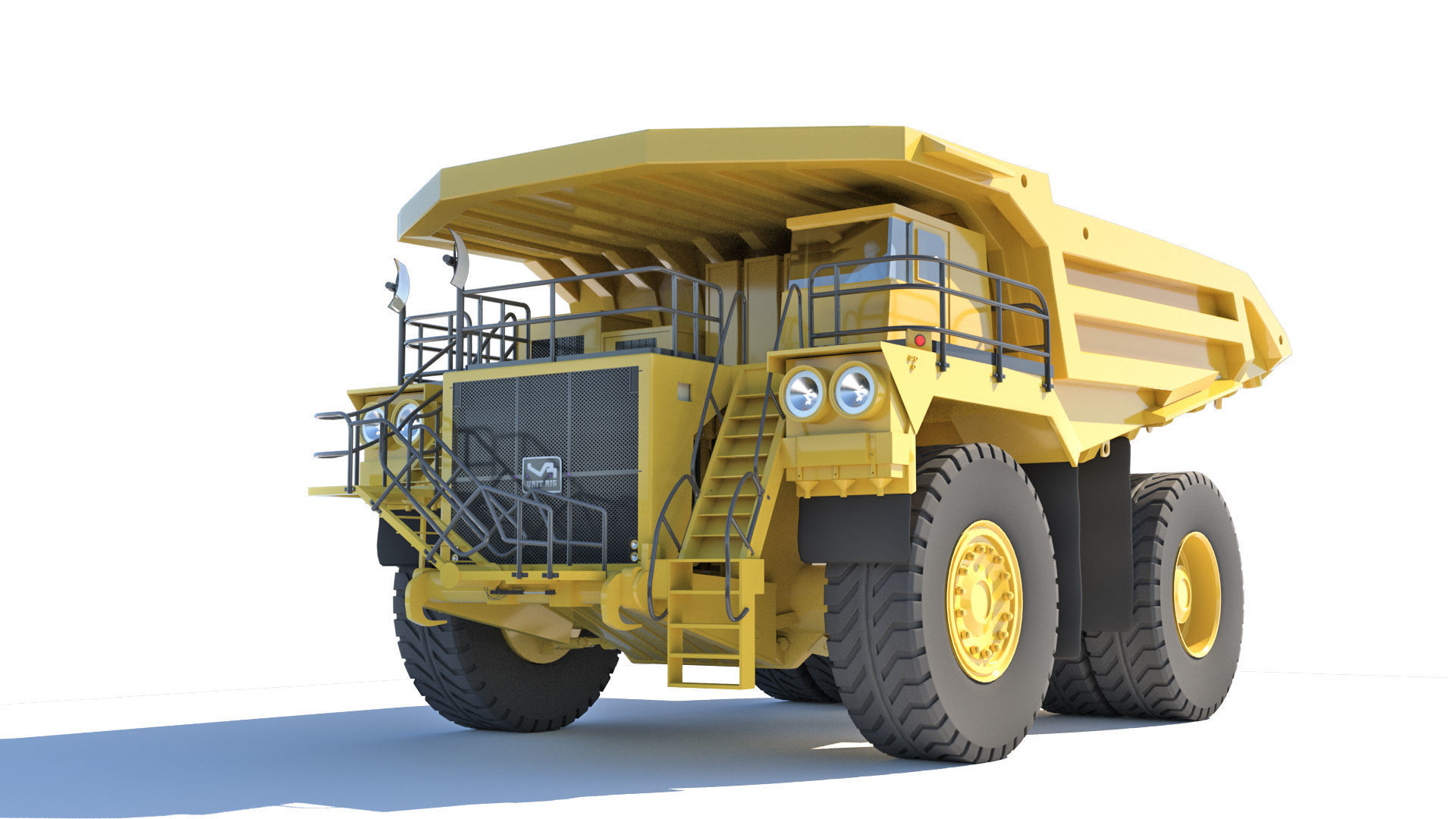 Mining Dump Truck 3D model 3D model_2