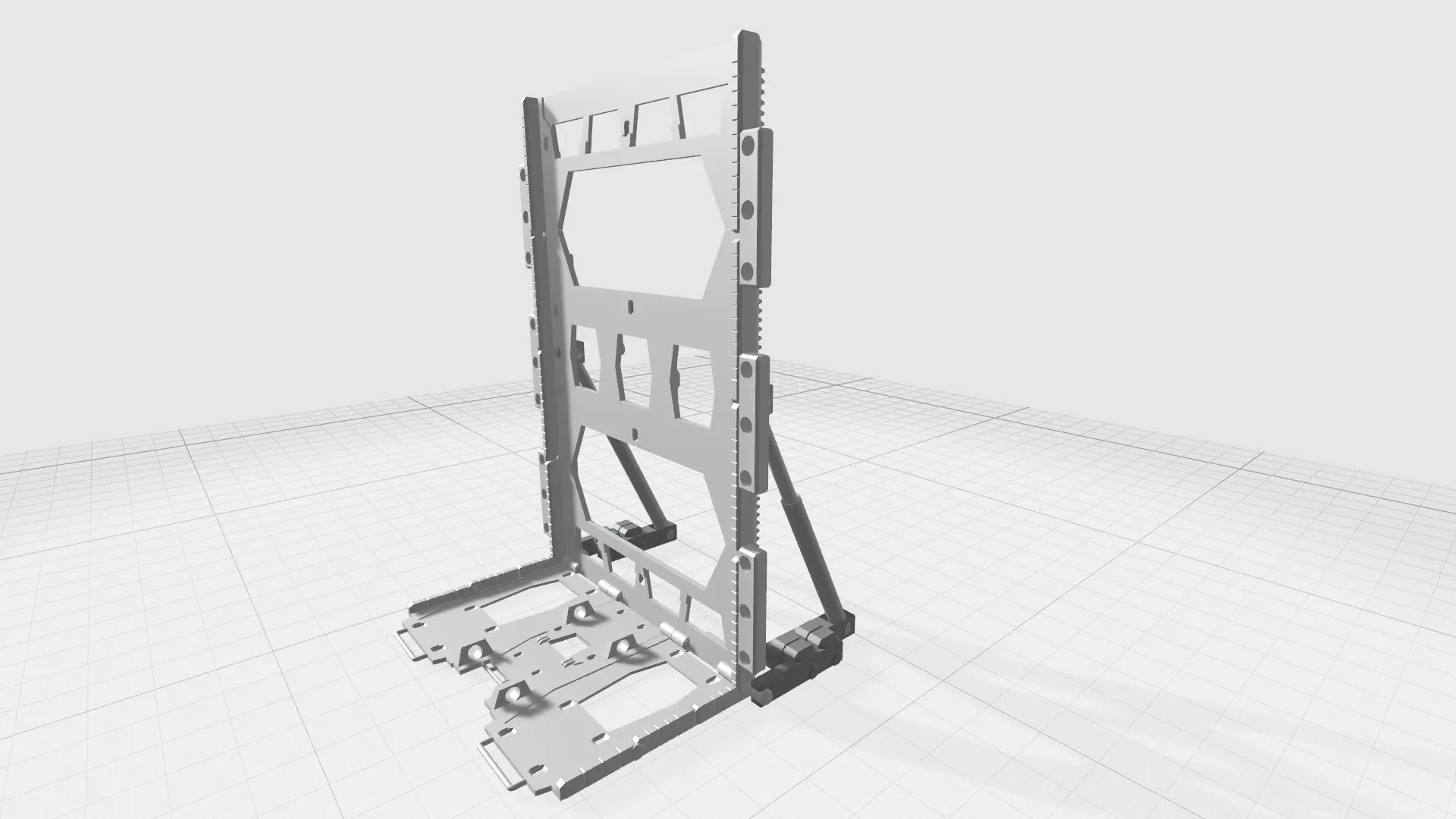 -MHB04-H- Mecha Hangar Bay Hangar only Free 3D print model
