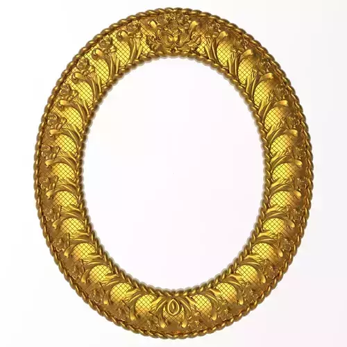 Carved Picture Frame 3D model