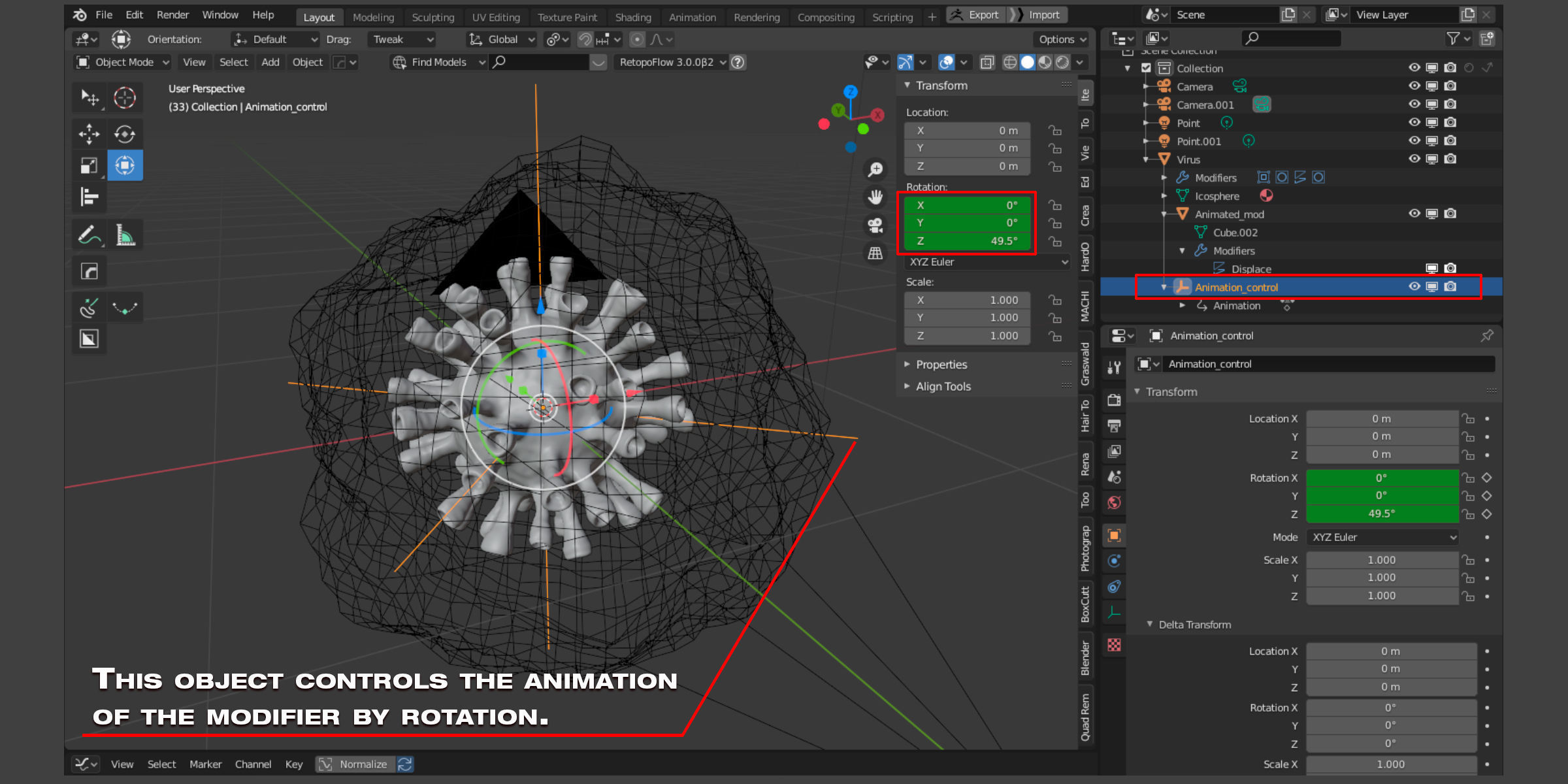 Virus - 3d Model And Animation 3D model_4