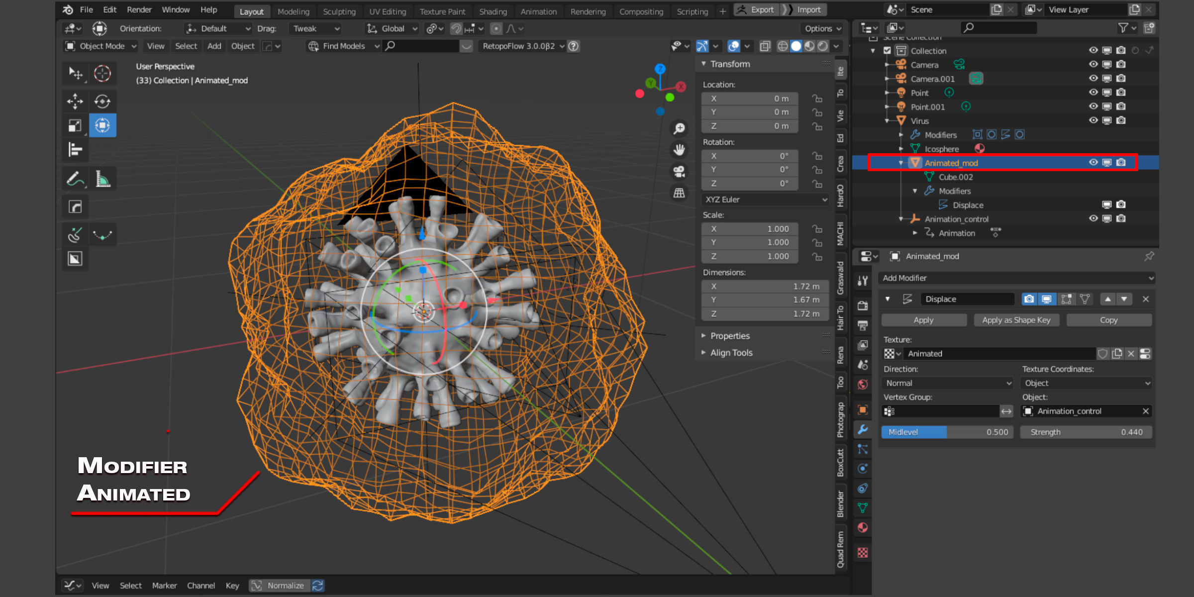 Virus - 3d Model And Animation 3D model_5