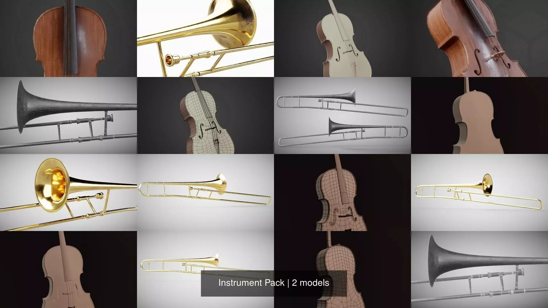 Instrument Pack 3D Model Collection_0