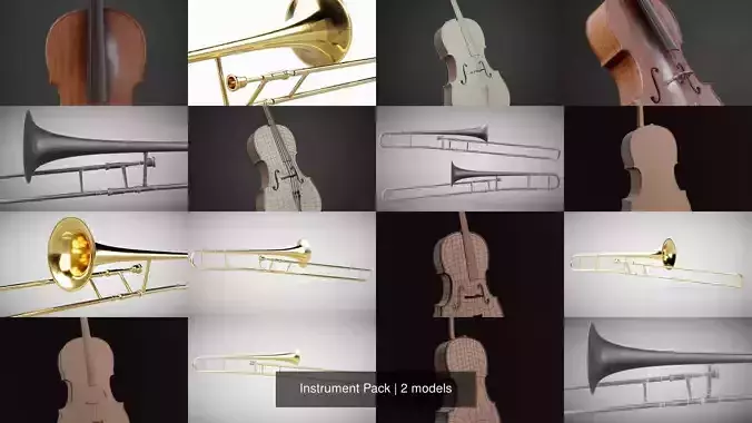 Instrument Pack 3D Model Collection
