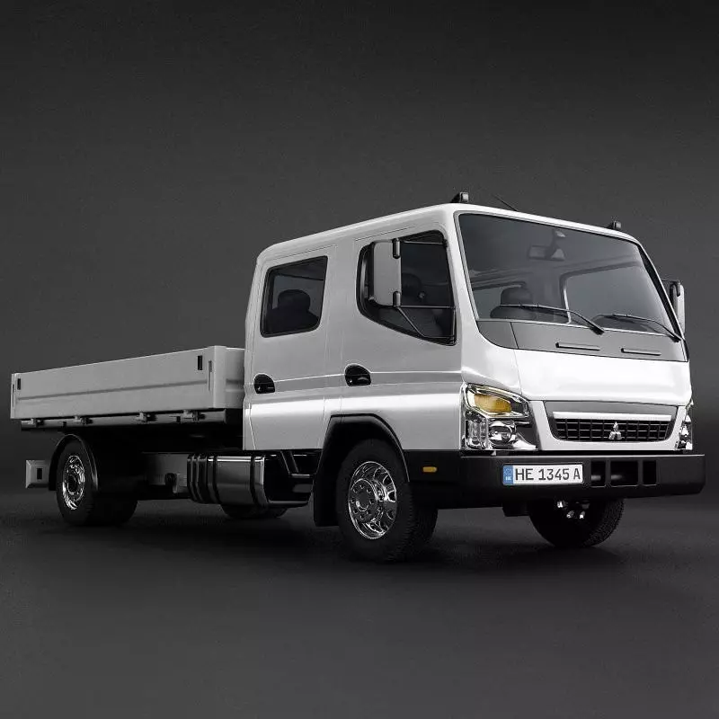 Mitsubishi Fuso FE160 Crew Cab Truck 3D model
