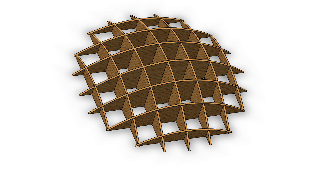 Parametric Wall Shelf 3D model_6