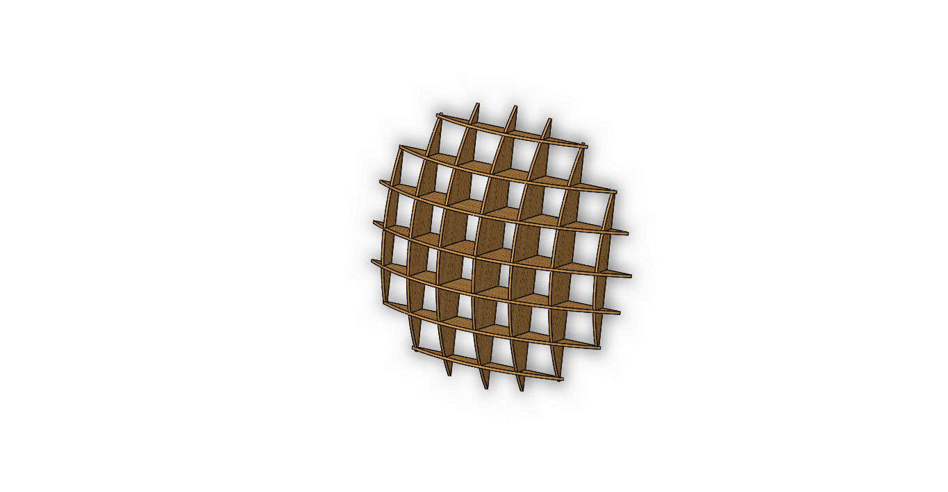 Parametric Wall Shelf 3D model_5