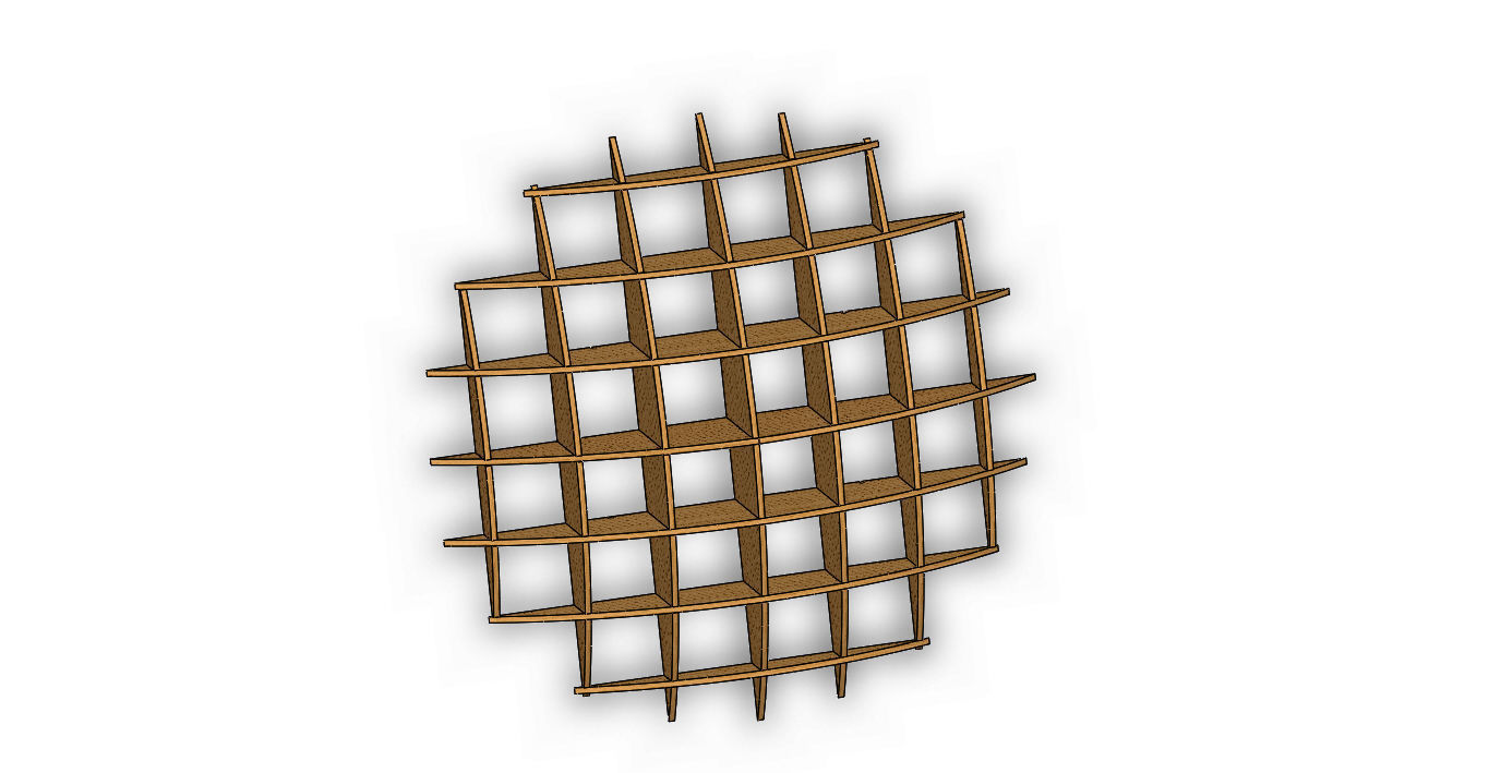 Parametric Wall Shelf 3D model_7