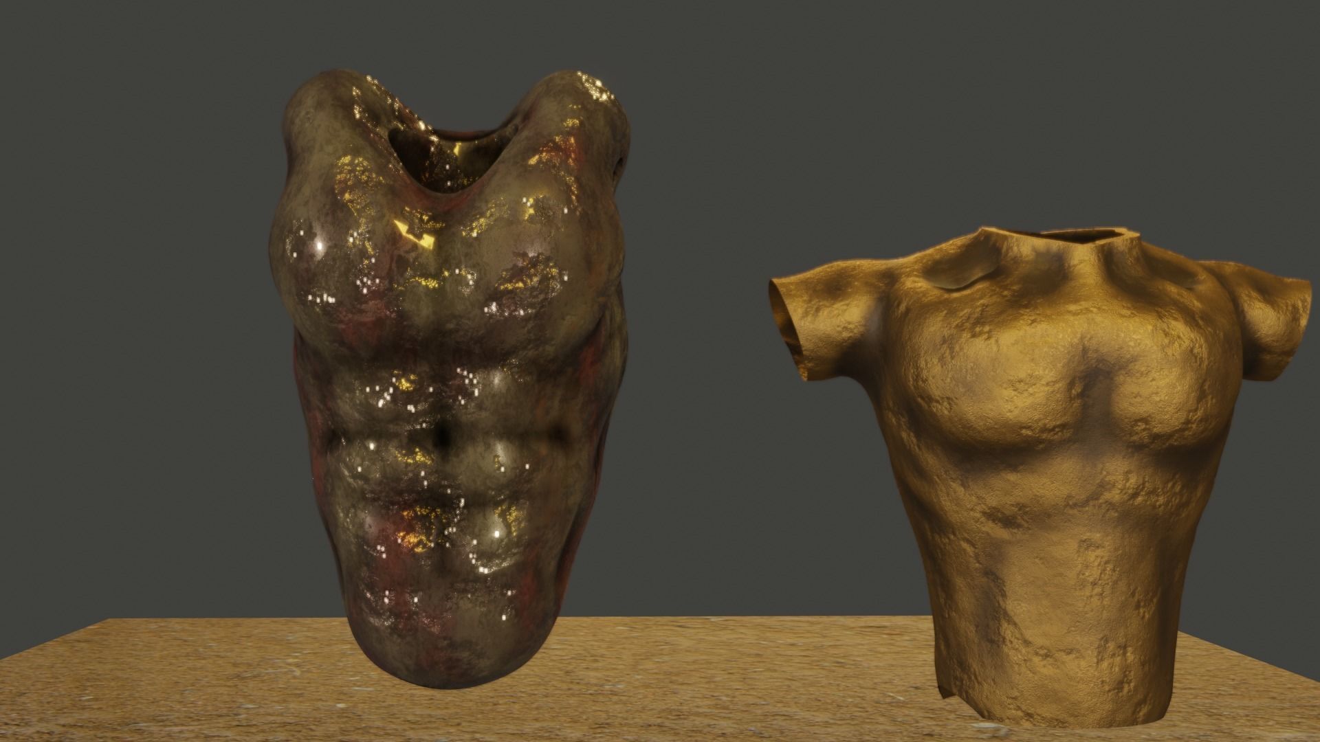 Antic Assets Pack  Free low-poly 3D model_1