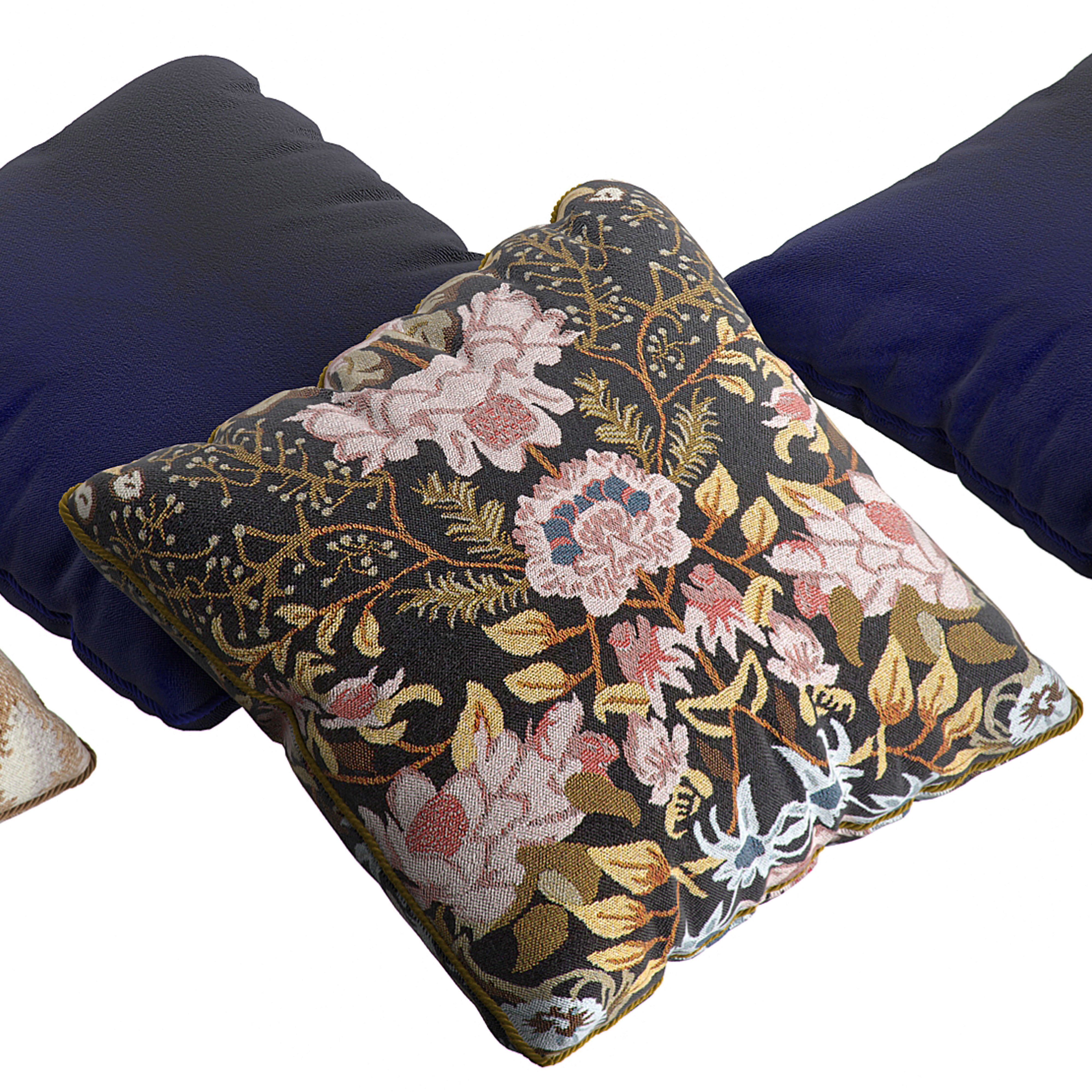 H and M Pillow Set 2 3D model_2