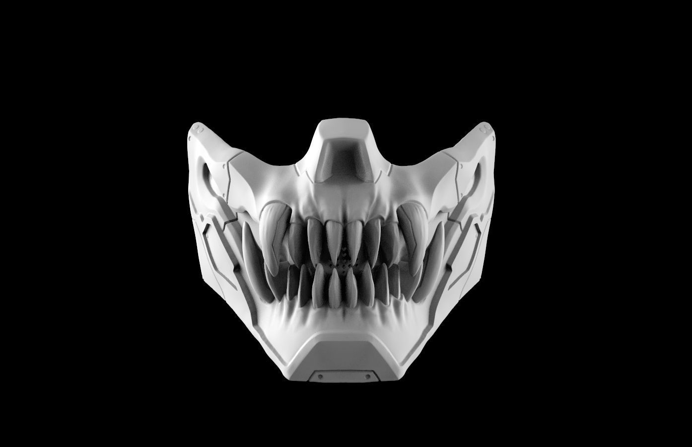 FUTURE NINJA MASK 3D print model_7