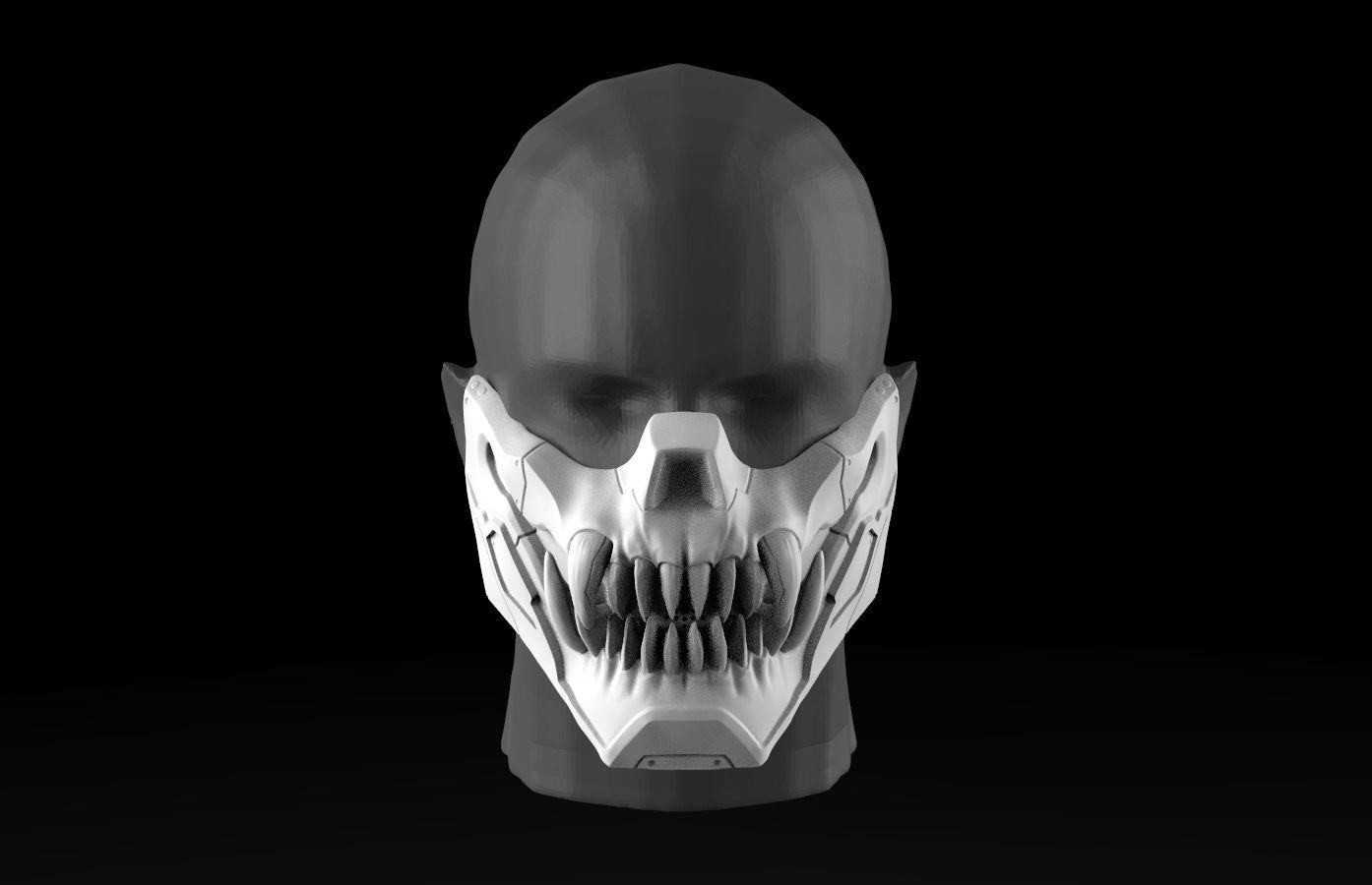 FUTURE NINJA MASK 3D print model_3