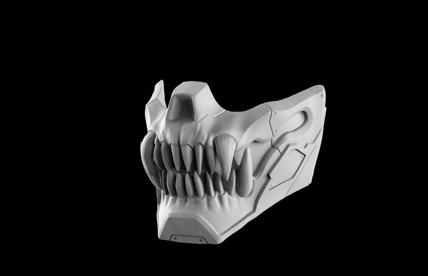 FUTURE NINJA MASK 3D print model_8