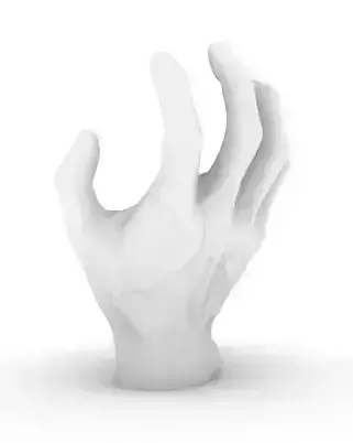 hand with fingers 3D print model