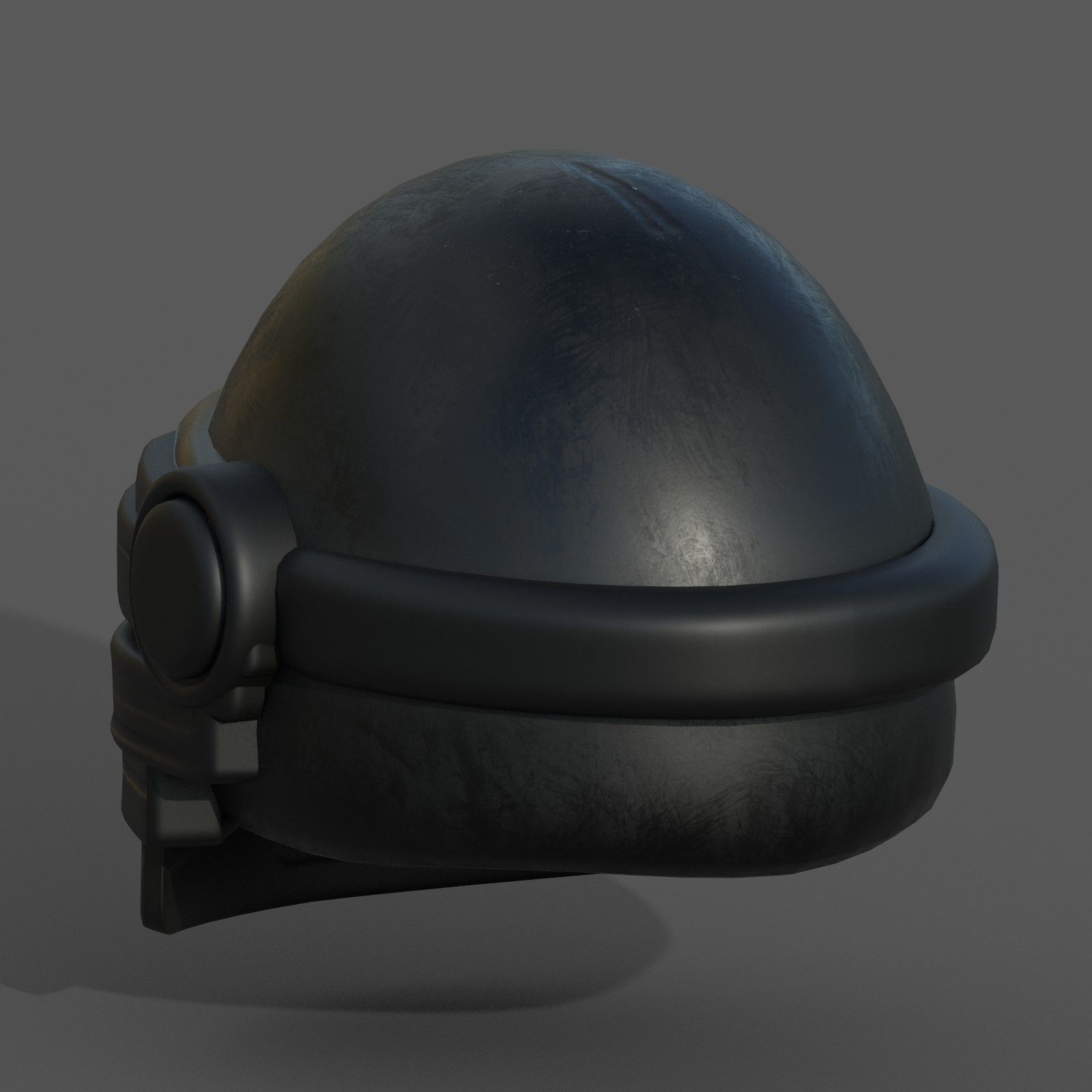 Helmet scifi fantasy futuristic military Scifi  Low-poly 3D model_5