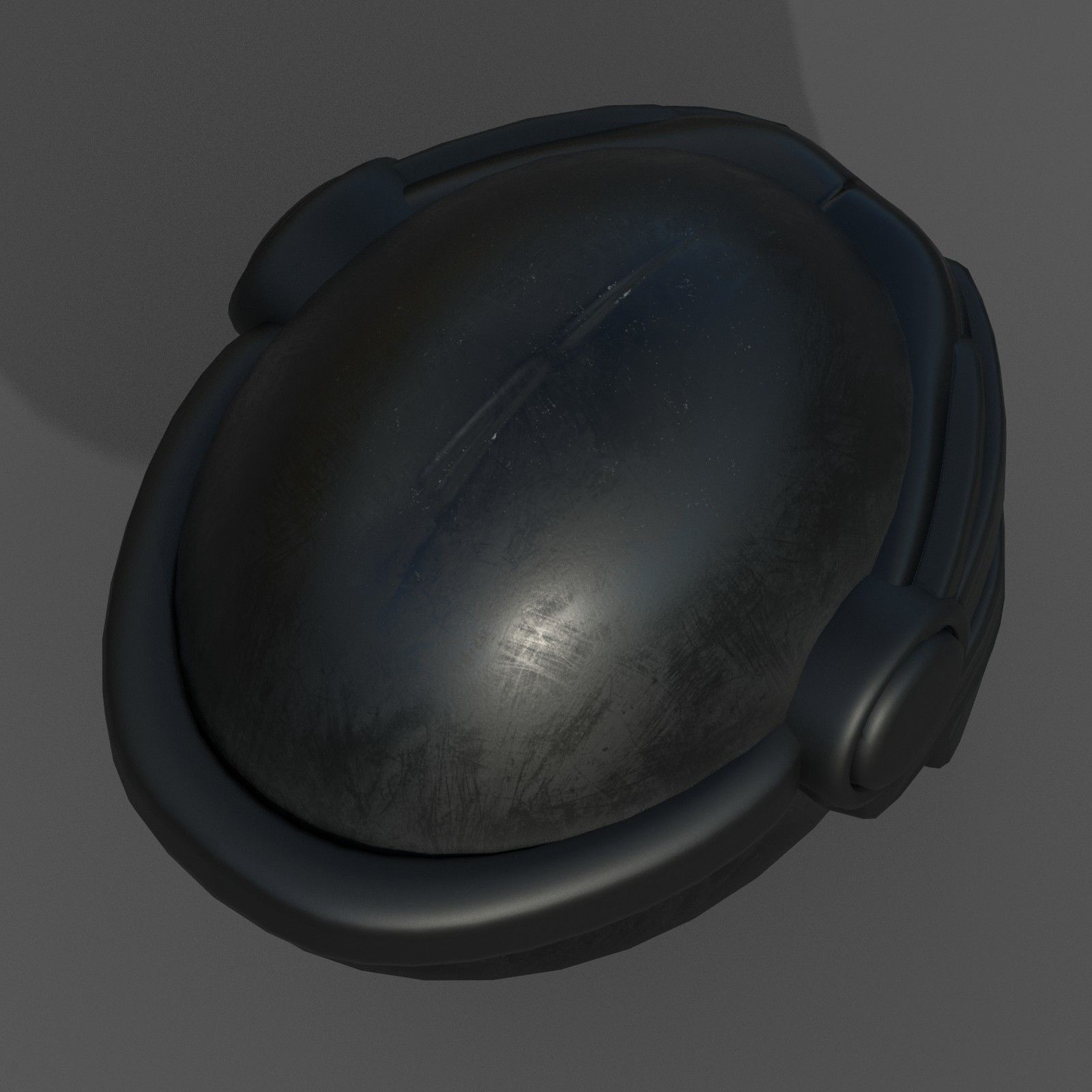 Helmet scifi fantasy futuristic military Scifi  Low-poly 3D model_8