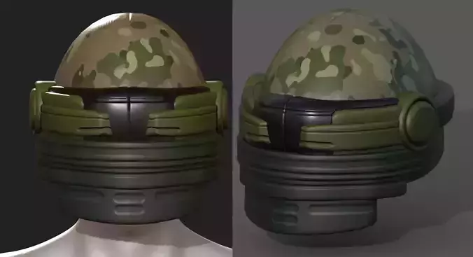 Helmet plastic mask protection pollution ball shaped 