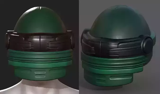 Helmet plastic scifi fantasy futuristic military 