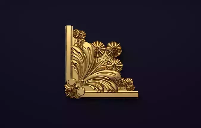 Classic decor ornament v-3D model14 3D model