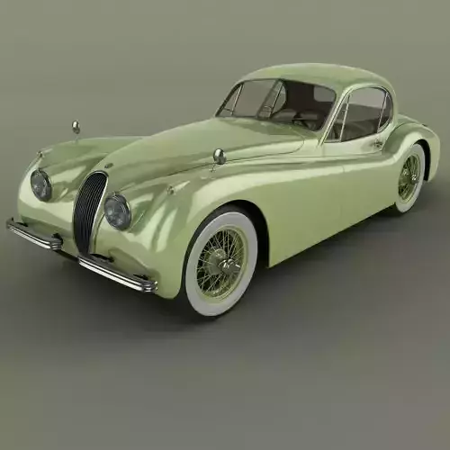 Jaguar XK120 Coupe 3D model