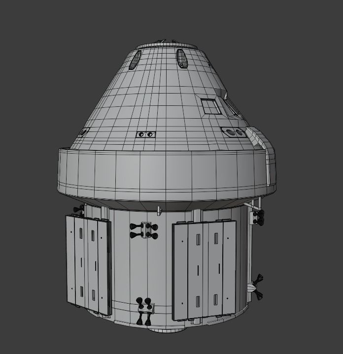 Orion Capsule 3D model_16