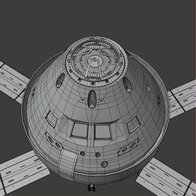 Orion Capsule 3D model_14