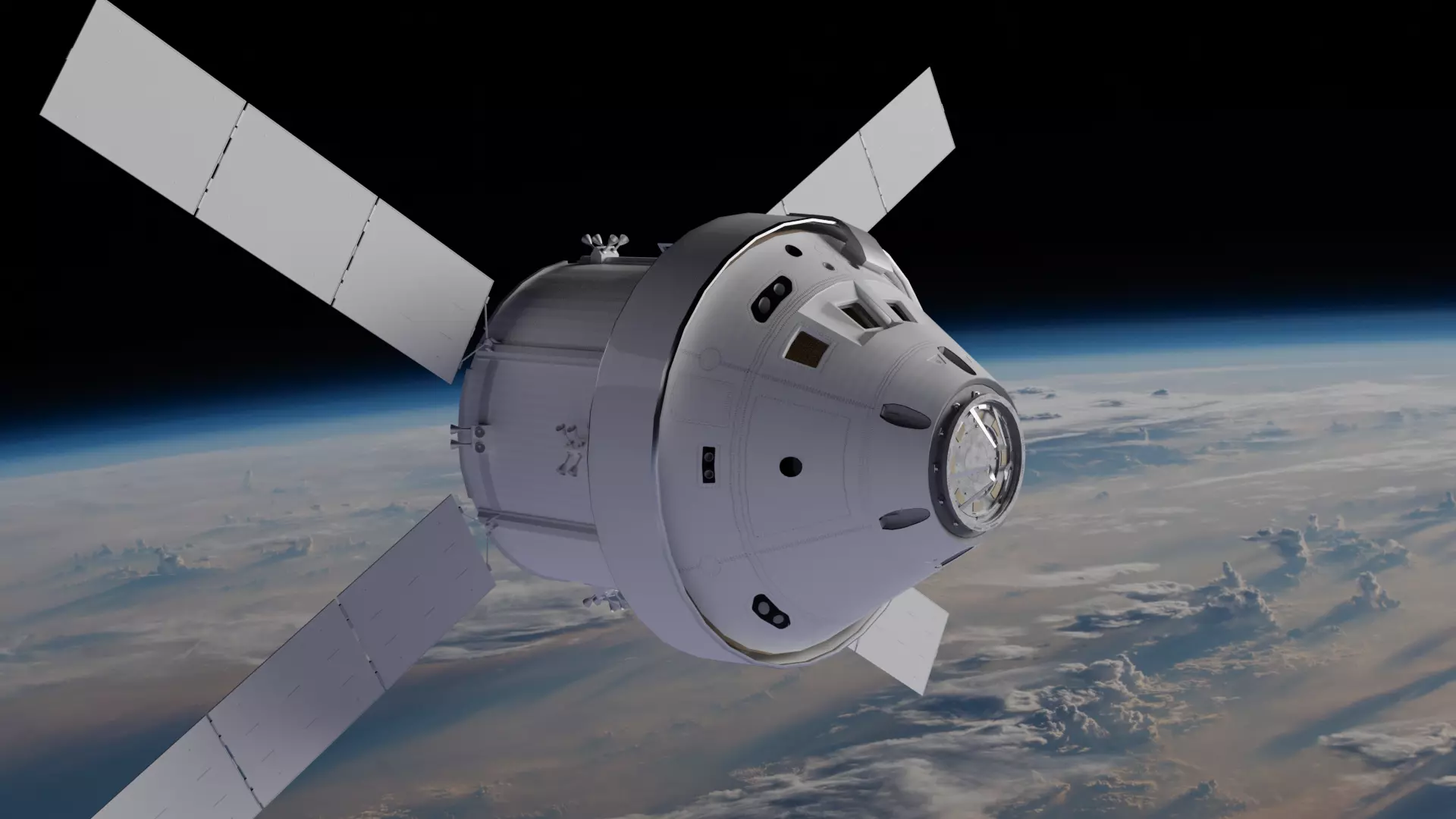 Orion Capsule 3D model_0