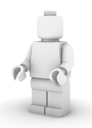 lego man 3D print model