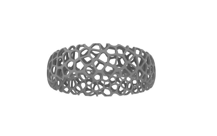 Algorithm of Grasshopper Rhino for create Voronoi ring 3D print model_14