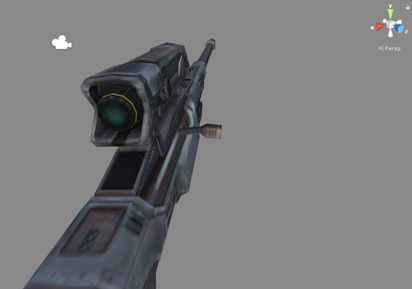 PACK OF 3 SNIPER GUNS LOW POLY MODELS Low-poly 3D model_17