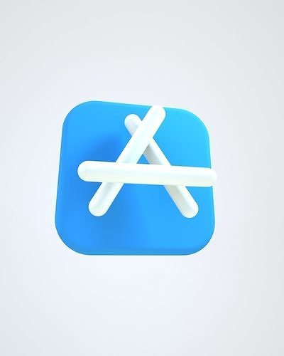 App Store 3D Icon 3D model