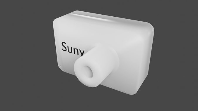 Camera button Free 3D model