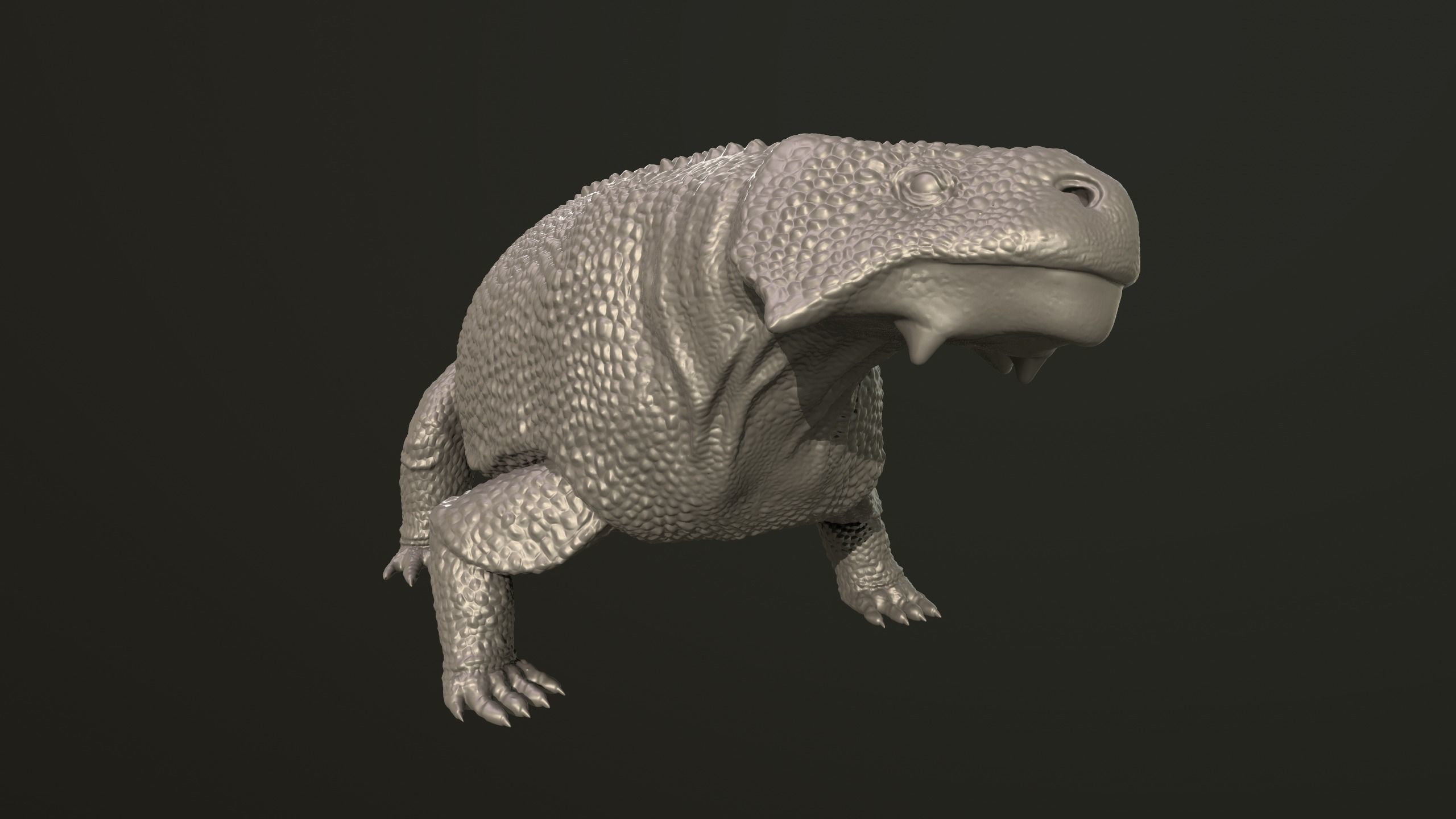 Bradysaurus dinosaur 3D print model_3