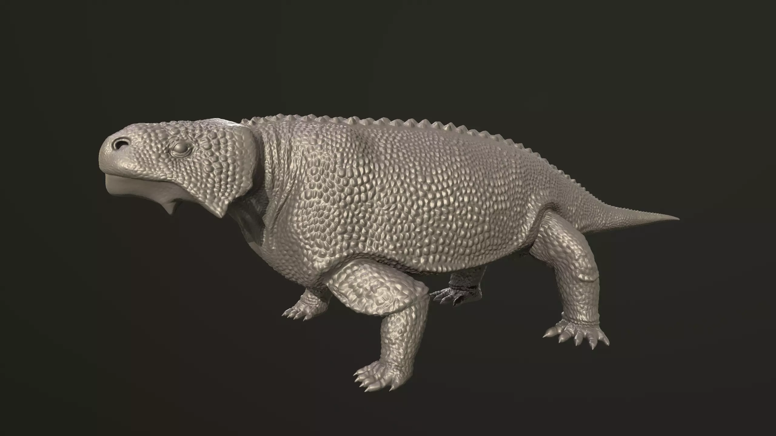 Bradysaurus dinosaur 3D print model_0