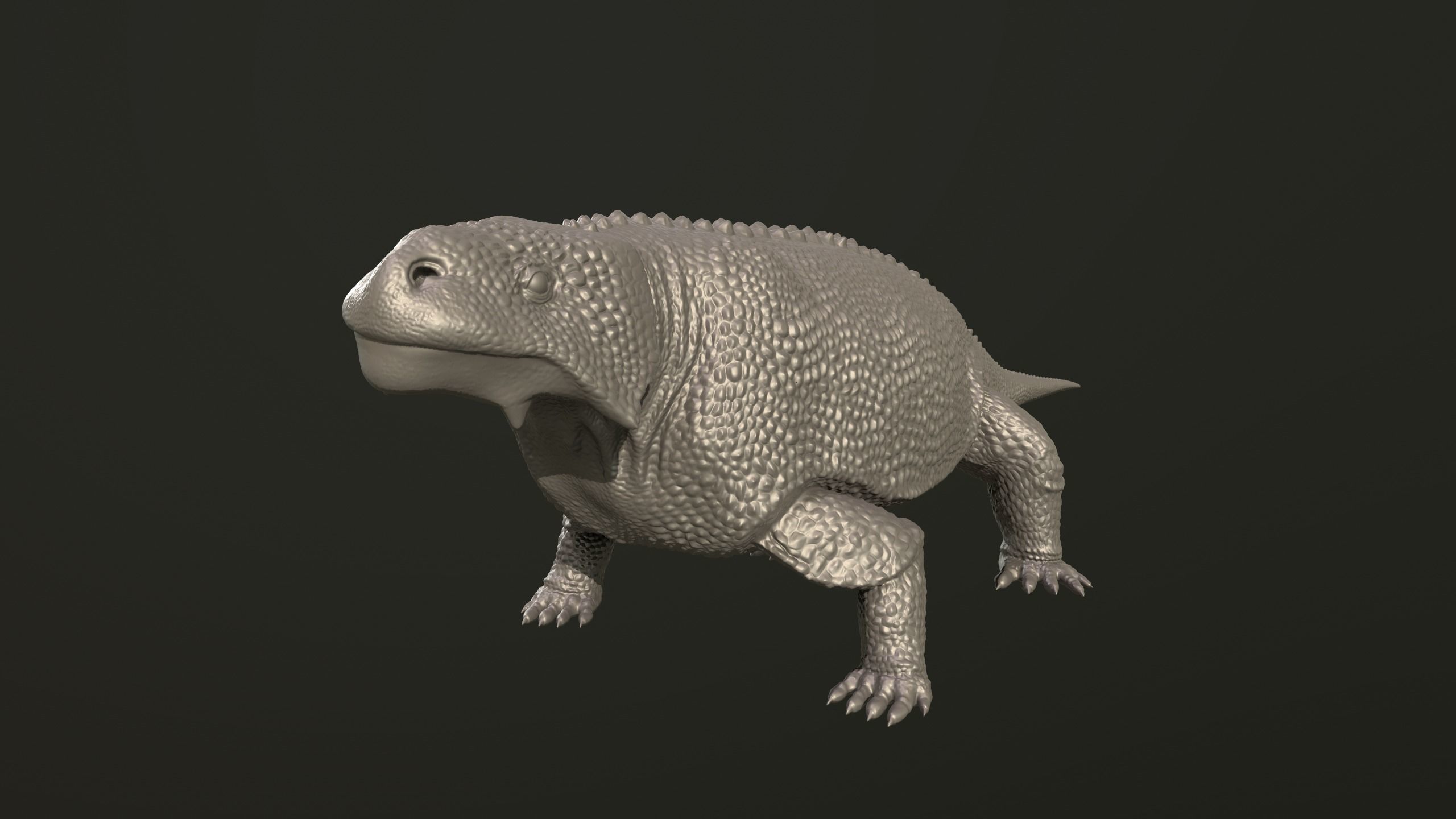 Bradysaurus dinosaur 3D print model_2