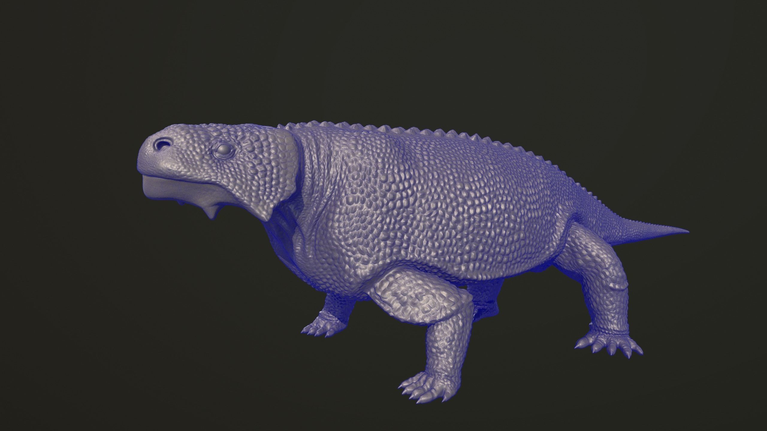 Bradysaurus dinosaur 3D print model_6