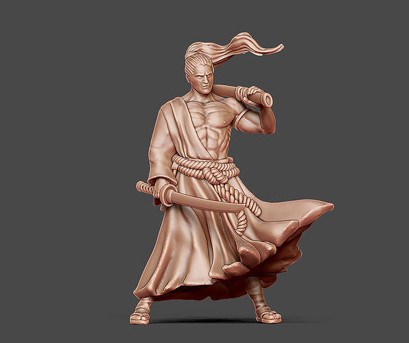 Ronin Ukyo - 35mm scale 3D print model