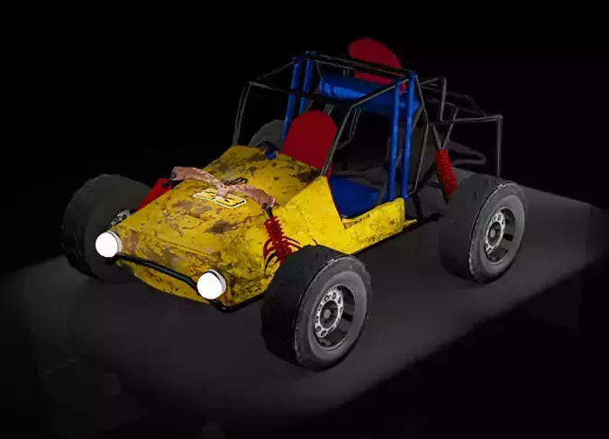 pubg buggy 3d model
