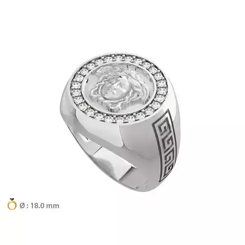 N080 Medusa style ring2