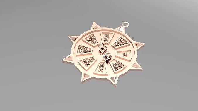 Chance Star with dice 3D print model