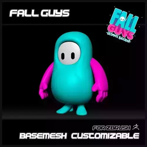 FALL GUYS BASEMESH CUSTOMIZABLE