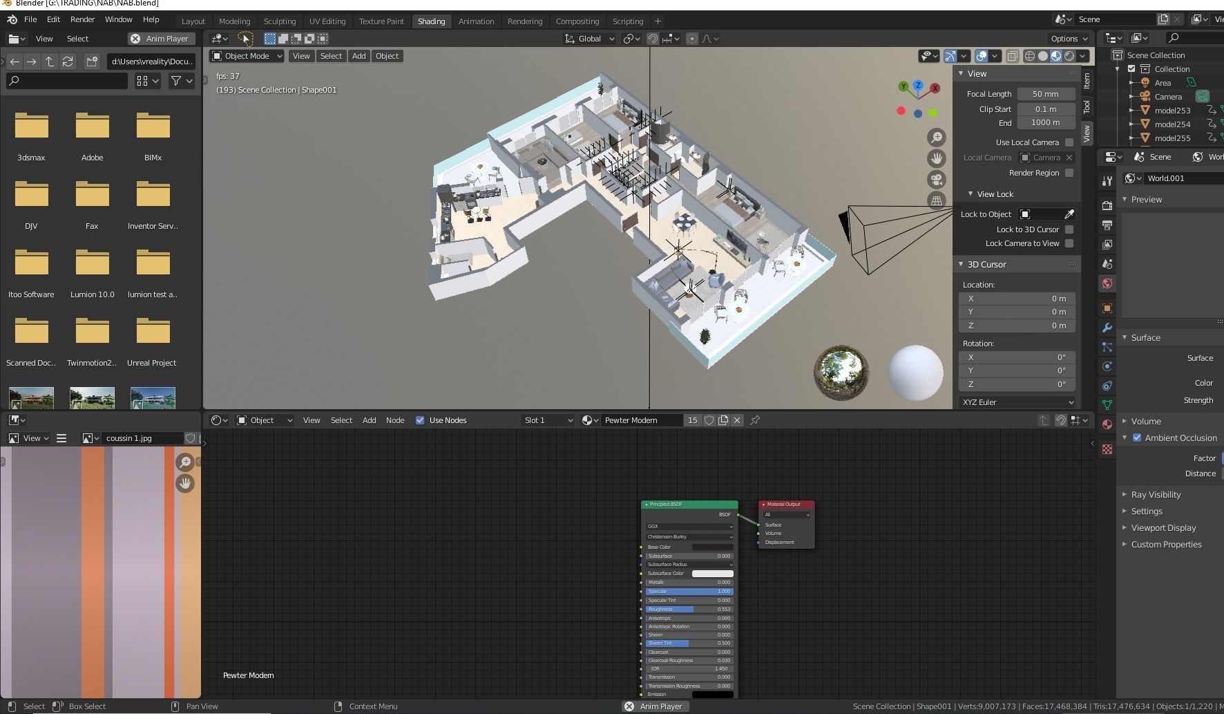 3d apartment floorplan 3D model_1