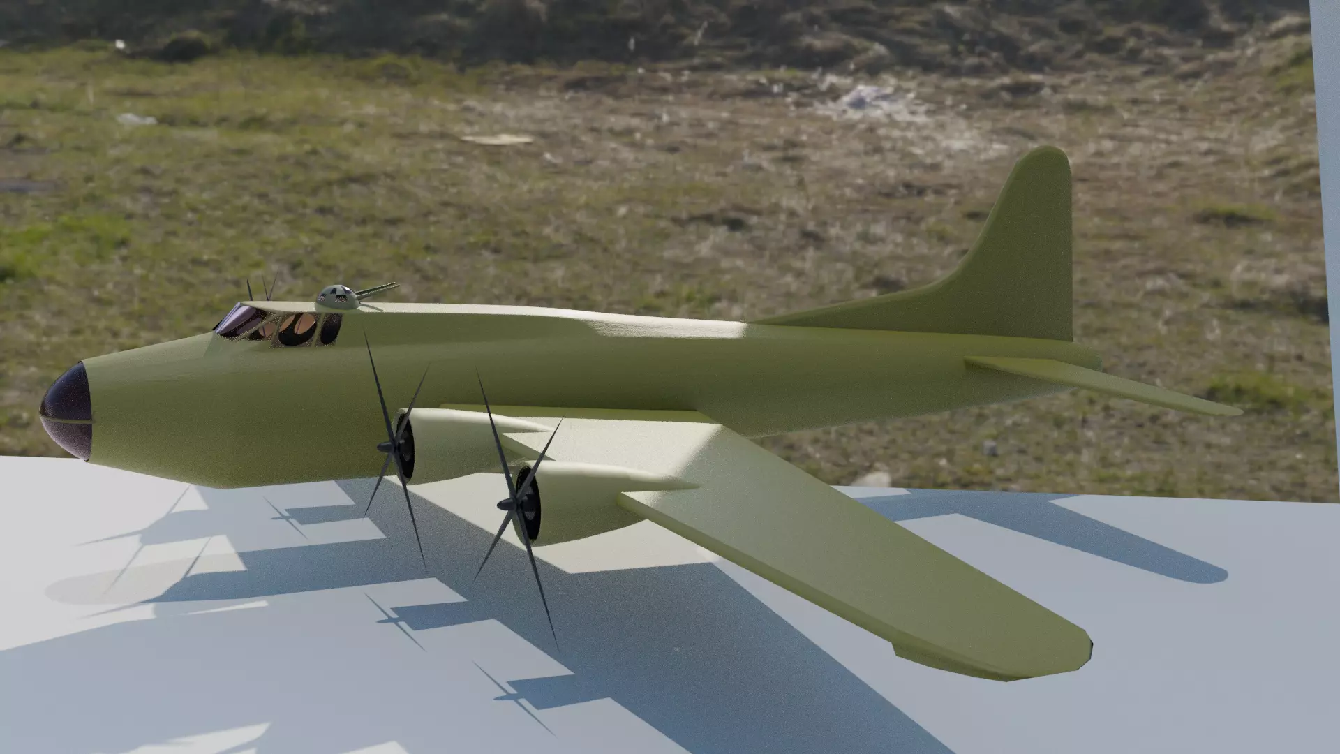 Boeing B-17 Flying Fortress Free 3D model_0