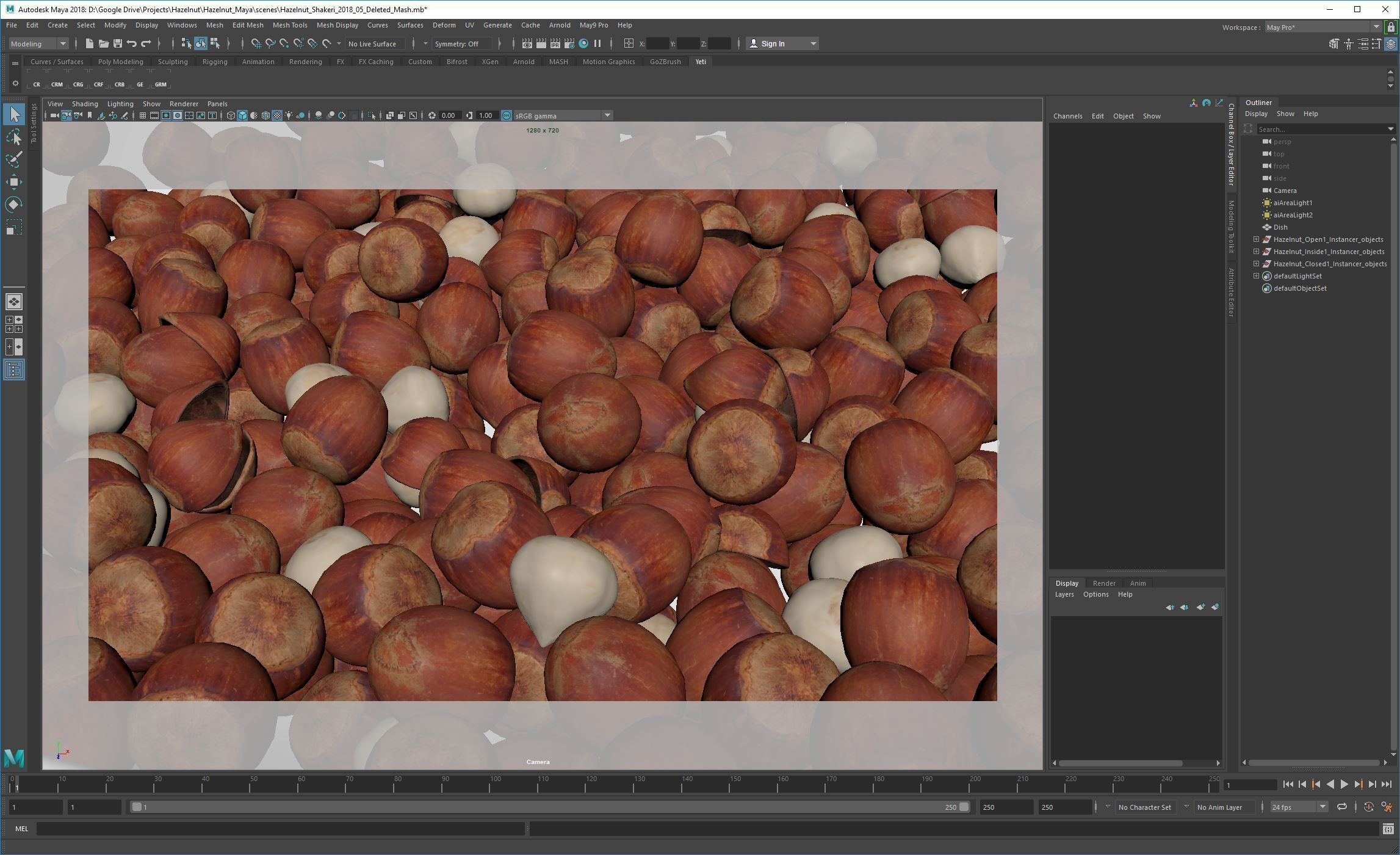 Hazelnut garlic bulb 3D model_12