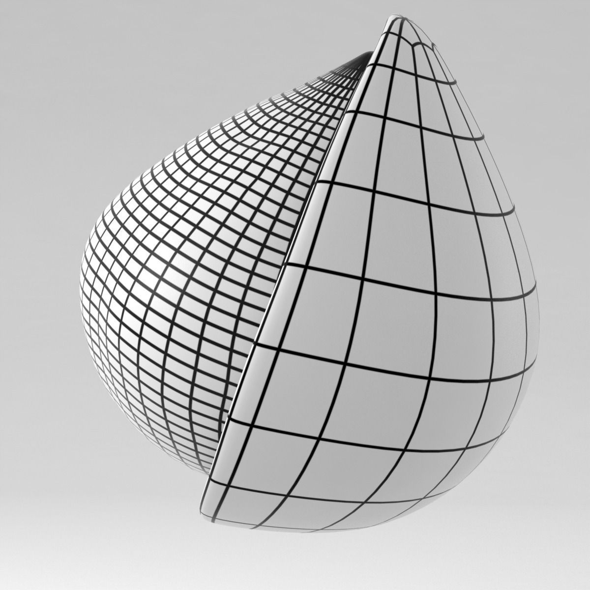 Hazelnut garlic bulb 3D model_7