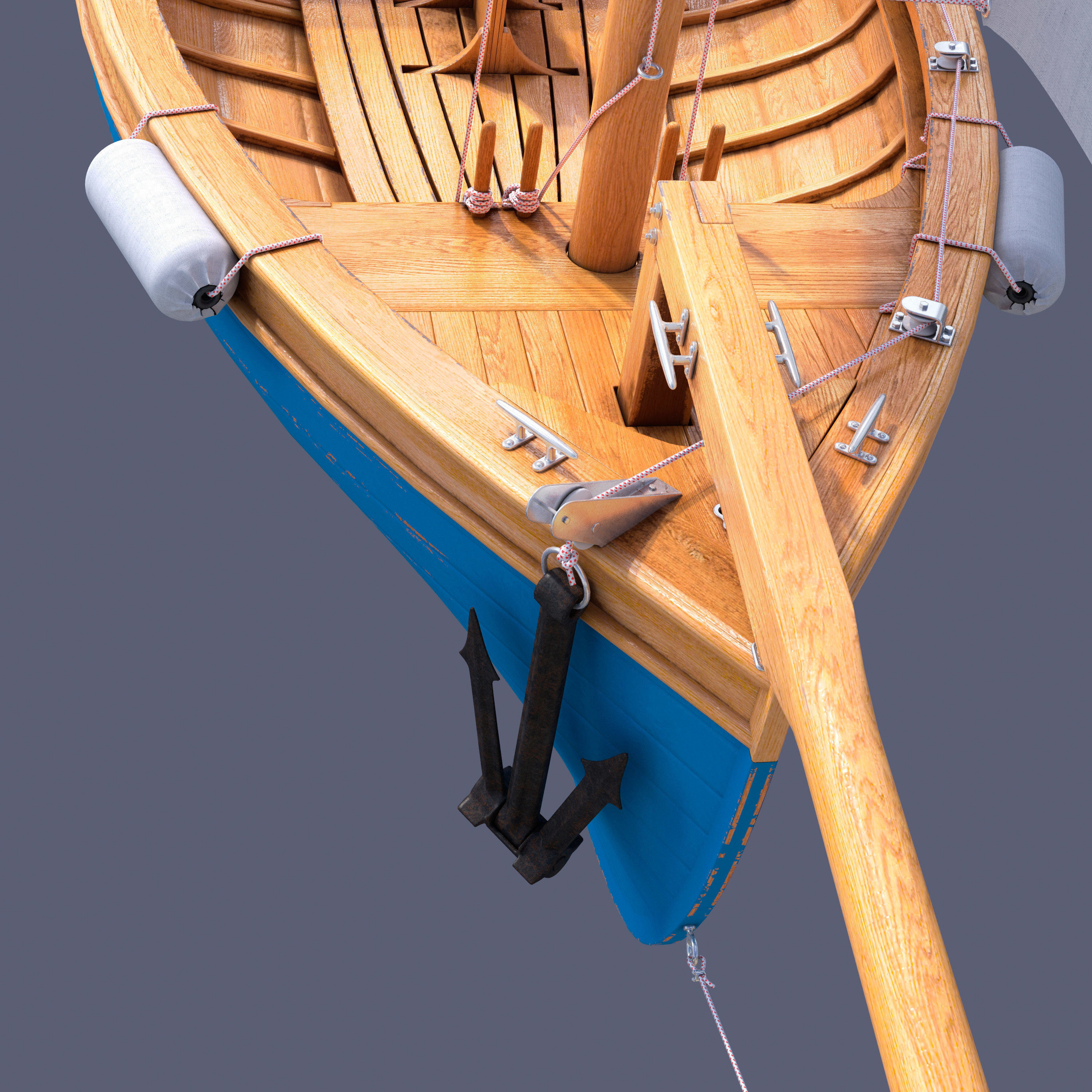 sailboat sailing boat 3D model_4