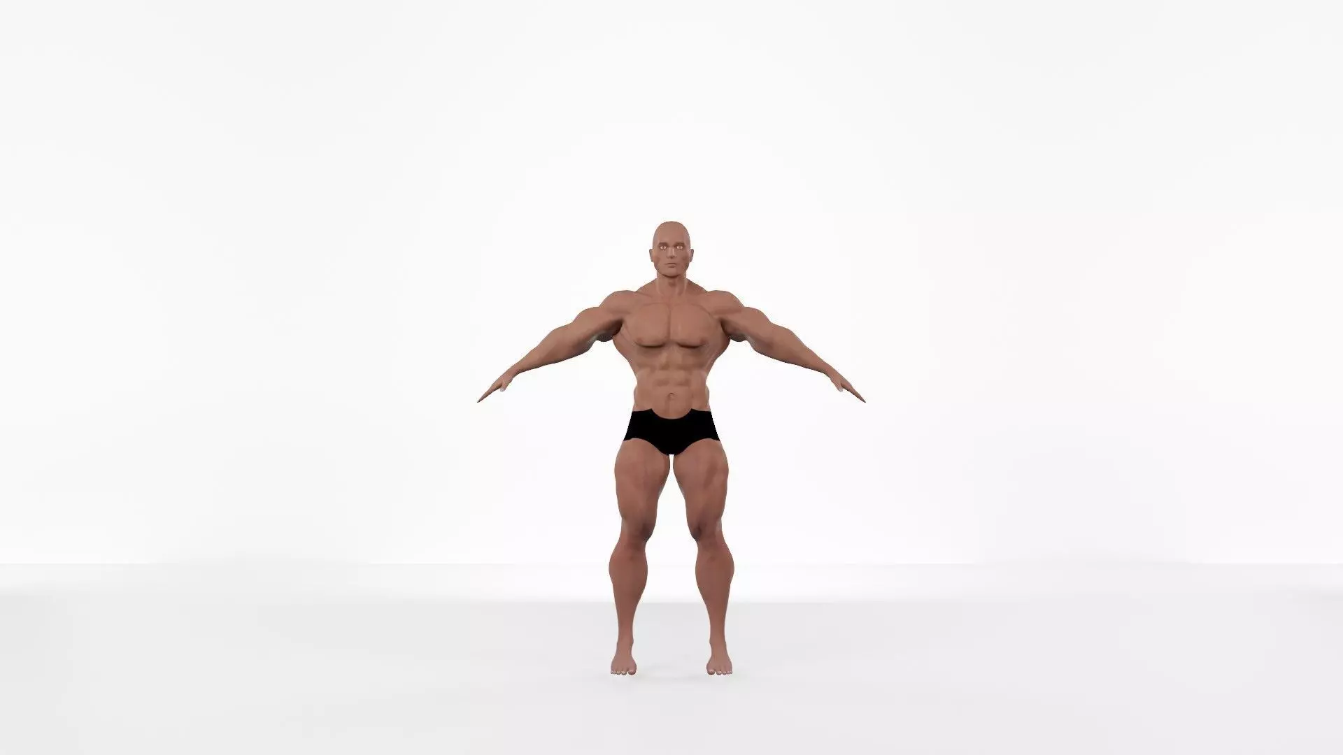 Musculer Man  3D model_0