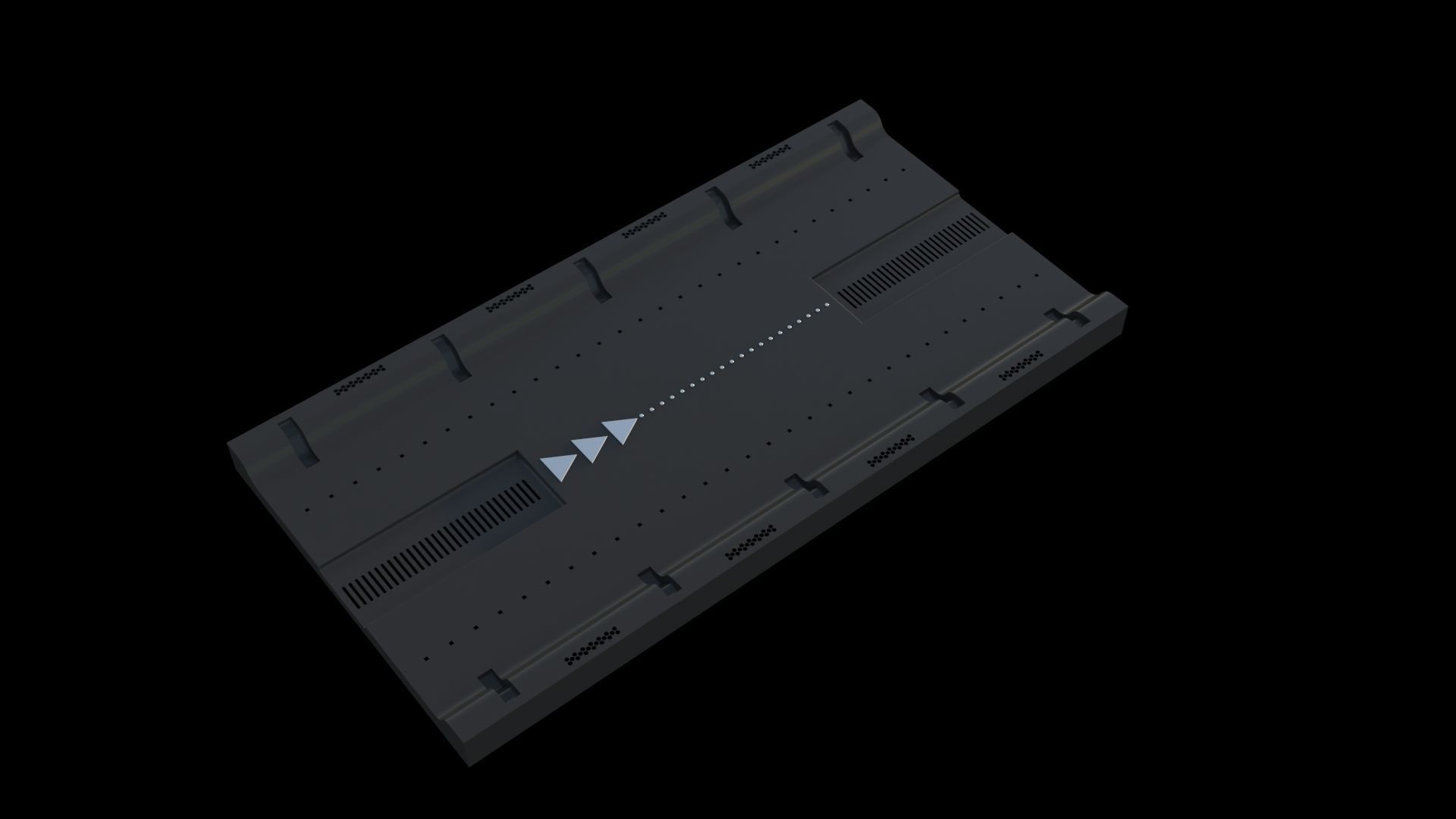 Sci-Fi Panels Pack vol 03 Low-poly 3D model_6